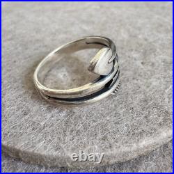James Avery Sterling Silver Arrow Heart Ring Size 10.5 Signed Jewelry Fun Love