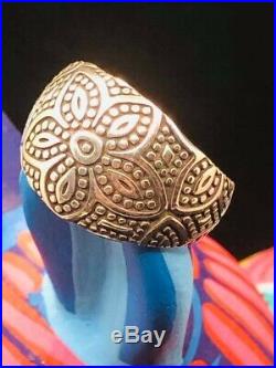 James Avery Sterling Silver Beaded Flower Ring 8.5 Retired/Rare/HTF