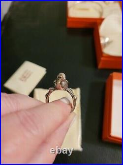 James Avery Sterling Silver Bird on a Branch Ring Size 6 Retired