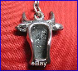 James Avery Sterling Silver Bull or Ox Charm with uncut ring Rare & Retired