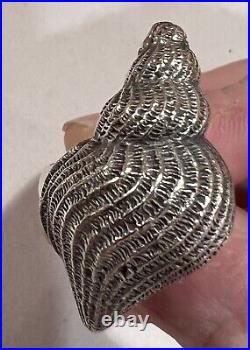 James Avery Sterling Silver Conch Shell Seashell Ring Retired Rare Vintage Sz 8