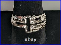 James Avery Sterling Silver Cross Ring 4.9g Sz 10.25 Very Rare