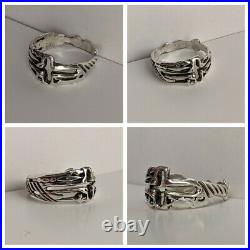 James Avery Sterling Silver Cross Ring 4.9g Sz 10.25 Very Rare