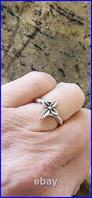 James Avery Sterling Silver Cross Ring Size 6.5 Vintage Piece, NEAT