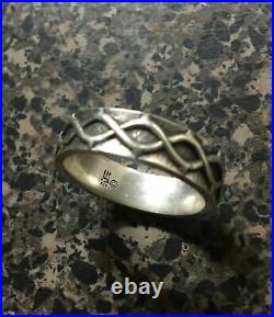 James Avery Sterling Silver Crown of Thorns Ring Size 12.5