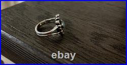 James Avery Sterling Silver De Flores Turquoise Flower Ring size 7 James Avery Sterling Silver De Flores Turquoise Flower Ring size 7