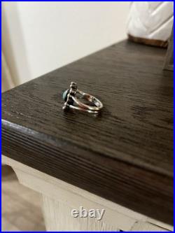 James Avery Sterling Silver De Flores Turquoise Flower Ring size 7 James Avery Sterling Silver De Flores Turquoise Flower Ring size 7