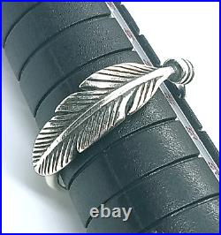 James Avery Sterling Silver Delicate Feather Ring Size 6