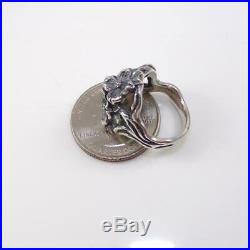 James Avery Sterling Silver Dogwood Flower Ring Size 5.5 LFL3