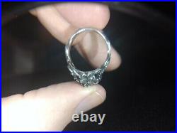 James Avery Sterling Silver Dogwood Flower Ring Size 8