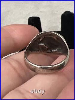 James Avery Sterling Silver Eagle Head Ring. Retired. Size 10
