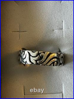 James Avery Sterling Silver Eternal Waves Band Ring Size 10 Free Shipping