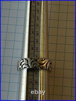James Avery Sterling Silver Eternal Waves Band Ring Size 10 Free Shipping