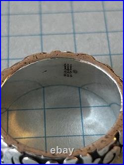 James Avery Sterling Silver Eternal Waves Band Ring Size 10 Free Shipping