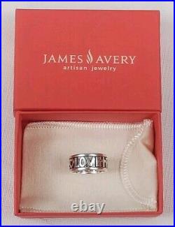 James Avery Sterling Silver Faith Hope Love Ring Size 8 Retired Design/Size James Avery Sterling Silver Faith Hope Love Ring Size 8 Retired Design/Size