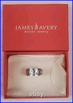 James Avery Sterling Silver Faith Hope Love Ring Size 8 Retired Design/Size James Avery Sterling Silver Faith Hope Love Ring Size 8 Retired Design/Size