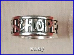 James Avery Sterling Silver Faith Hope Love Ring Size 8 Retired Design/Size James Avery Sterling Silver Faith Hope Love Ring Size 8 Retired Design/Size