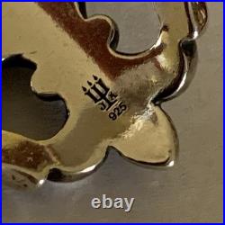 James Avery Sterling Silver Fleur De Lis Ornate Ring Size 8.5 Excellent