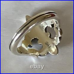 James Avery Sterling Silver Fleur De Lis Ornate Ring Size 8.5 Excellent