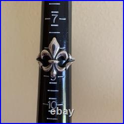 James Avery Sterling Silver Fleur De Lis Ornate Ring Size 8.5 Excellent