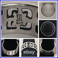 James Avery Sterling Silver Four Seasons Band Ring 5.1g Sz 6.75 Great Condition