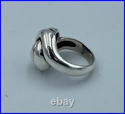 James Avery Sterling Silver French Twist Ring Size 6.5 Retired