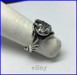 James Avery Sterling Silver Frog Ring Size 5 Retired