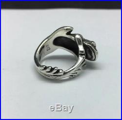 James Avery Sterling Silver Frog Ring Size 5 Retired