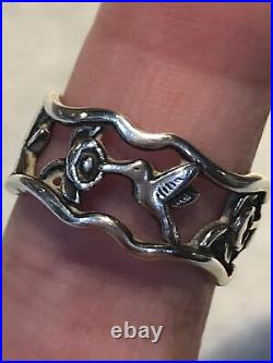 James Avery Sterling Silver Hummingbird Ring Size 6 Ring Rare BEAUTIFUL