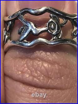 James Avery Sterling Silver Hummingbird Ring Size 6 Ring Rare BEAUTIFUL