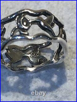 James Avery Sterling Silver Hummingbird Ring Size 6 Ring Rare BEAUTIFUL