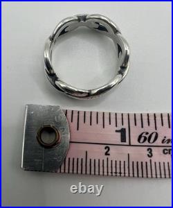 James Avery Sterling Silver Infinity Band Ring Size 7