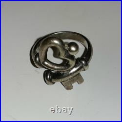 James Avery Sterling Silver'Key to My Heart' Ring Size 9