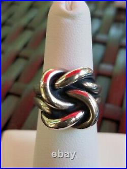 James Avery Sterling Silver Large Love Knot Ring-5-3/4