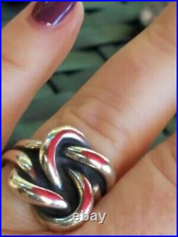 James Avery Sterling Silver Large Love Knot Ring-5-3/4