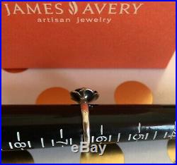 James Avery Sterling Silver Large Rose Blossom Earrings And Ring Set