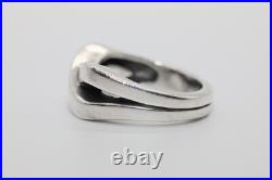 James Avery Sterling Silver Large X Cross Over Ring Size 11.5 Pre Owned
