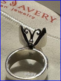 James Avery Sterling Silver Mariposa Butterfly Ring Size 6