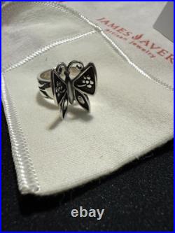 James Avery Sterling Silver Mariposa Butterfly Ring Size 6