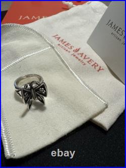 James Avery Sterling Silver Mariposa Butterfly Ring Size 6