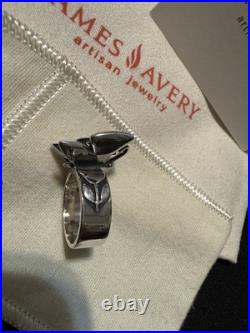 James Avery Sterling Silver Mariposa Butterfly Ring Size 6