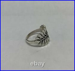 James Avery Sterling Silver Mimosa Leaf Ring Size 8 Retired