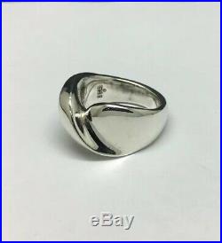 James Avery Sterling Silver Mobius Twist Ring Size 6.5 Retired