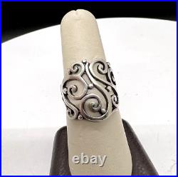 James Avery Sterling Silver Open Sorento Style Size 8.25