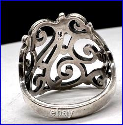 James Avery Sterling Silver Open Sorento Style Size 8.25