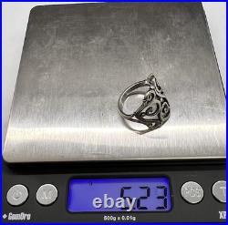 James Avery Sterling Silver Open Sorento Style Size 8.25