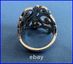 James Avery Sterling Silver Open Sorrento Ring Size 6 3/4