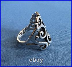 James Avery Sterling Silver Open Sorrento Ring Size 6 3/4