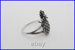 James Avery Sterling Silver Pineapple Ring Retired Size 10 Pre Owned