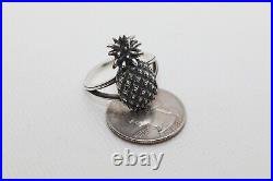 James Avery Sterling Silver Pineapple Ring Retired Size 10 Pre Owned